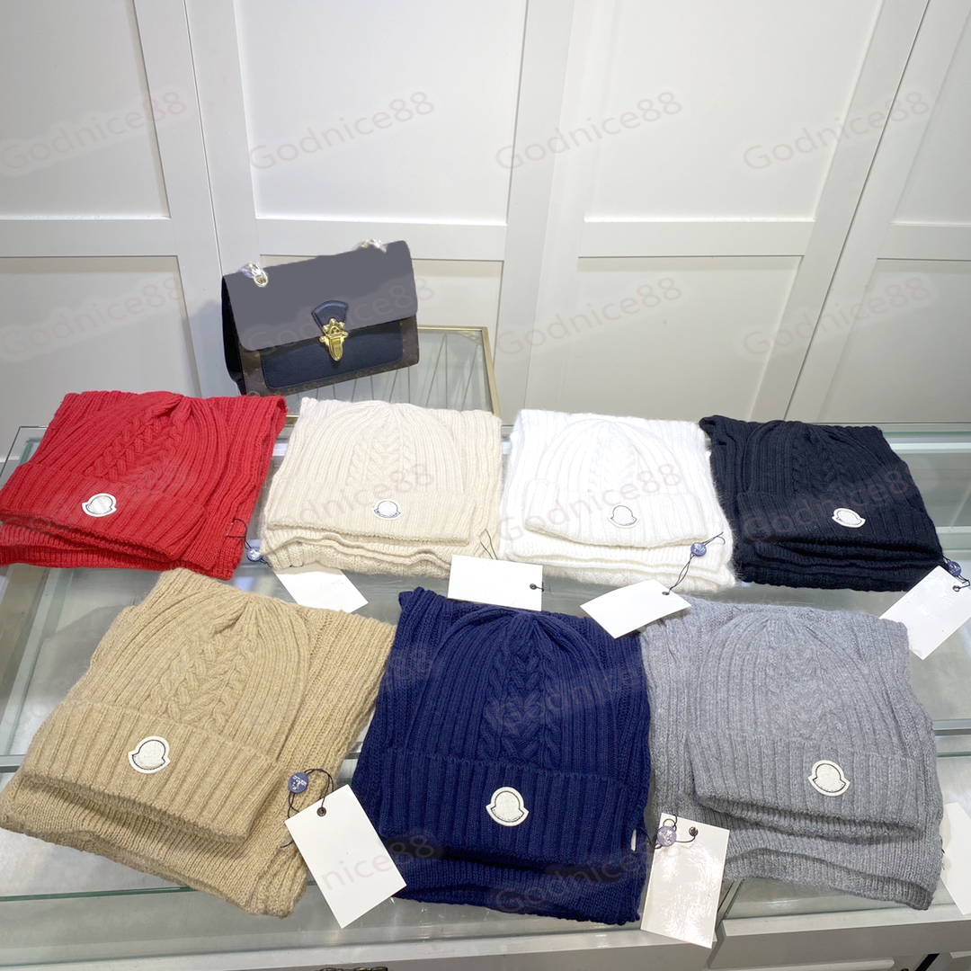 Designer Women Mens Knitted Scarf Hat Set Winter Warm Hats And Scarves Thick Wool Beanie Cap For Men Unisex Top Quality Caps Two-piece suit
Designer Women Mens Knitted Scarf Hat Set Winter Warm Hats And Scarves Thick Wool Beanie Cap For Men Unisex Top Quality Caps Two-piece suit