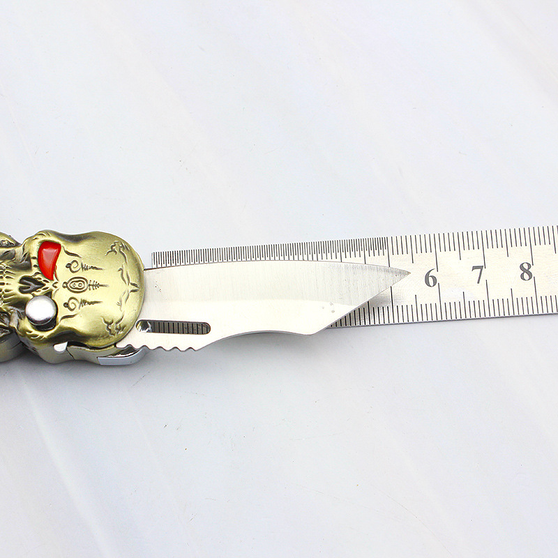 Multifunctional Butane Torch Windproof With Utility Knife Creative Skull Iatable Jet Oudoor Camping Survival Lighter W260202