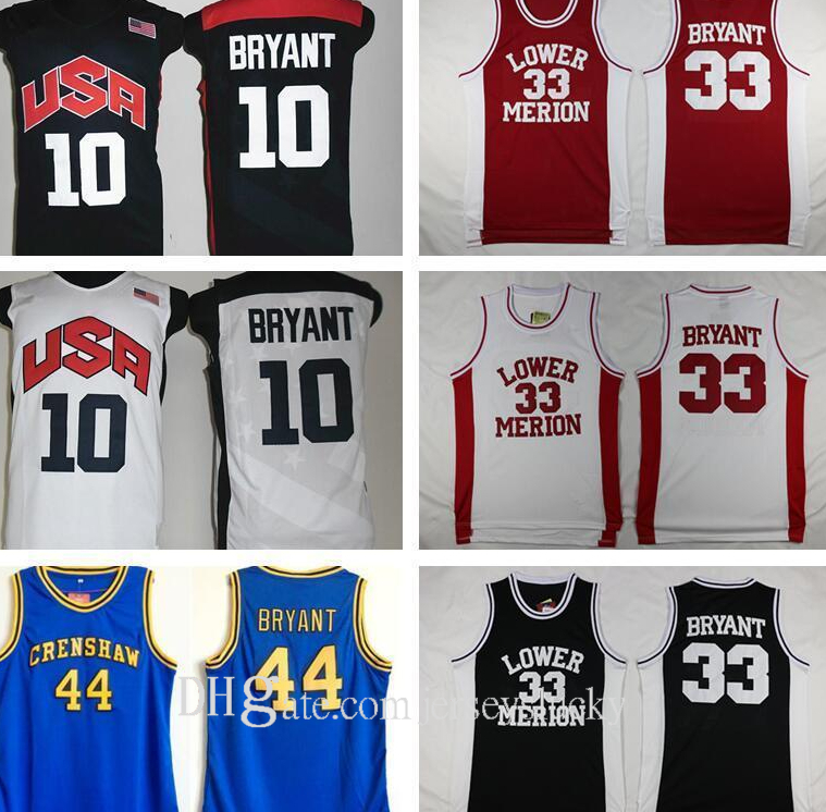 NCAA 2012 Team USA Lower Merion 33 Bryant Jersey College Men High School Basketball Hightower Crenshaw Dream Red White Blue Stitched, Colour 6
NCAA 2012 Team USA Lower Merion 33 Bryant Jersey College Men High School Basketball Hightower Crenshaw Dream Red White Blue Stitched, Colour 6
