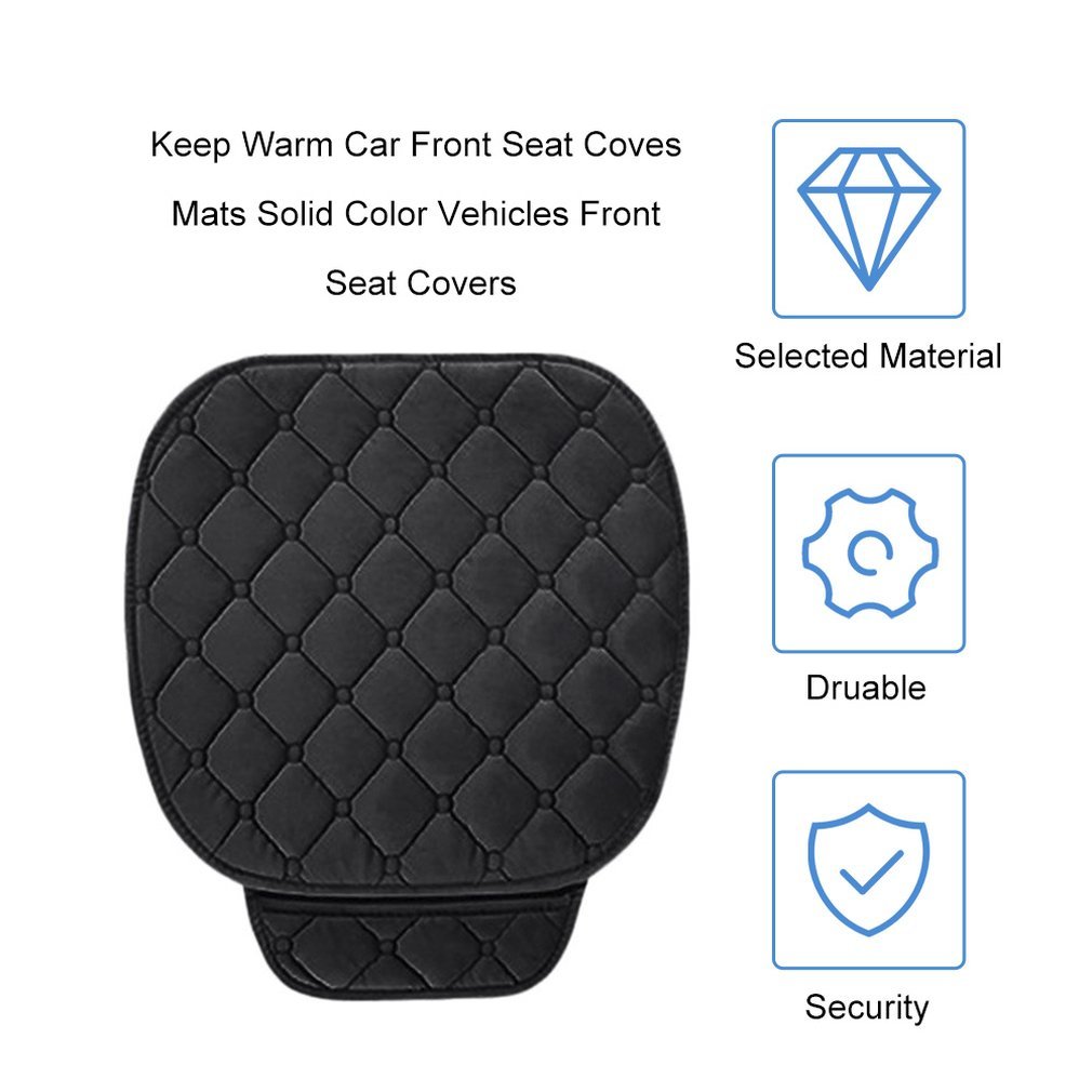 Winter Warm Keep Car Forward Seat Floors Matter Effects Color Vehicles Front Chairs Anti-Slip Car Interior Styling seat Cover