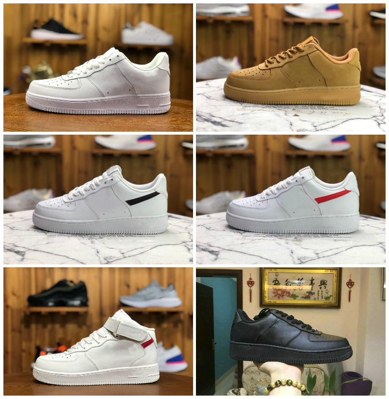 High Quality 2021 FORCES Men New 1 Low Skateboard Shoes Cheap One Unisex 1s Knit Euro AIR Women Outdoor All White Black Red Wheat Leather Tr
High Quality 2021 FORCES Men New 1 Low Skateboard Shoes Cheap One Unisex 1s Knit Euro AIR Women Outdoor All White Black Red Wheat Leather Tr