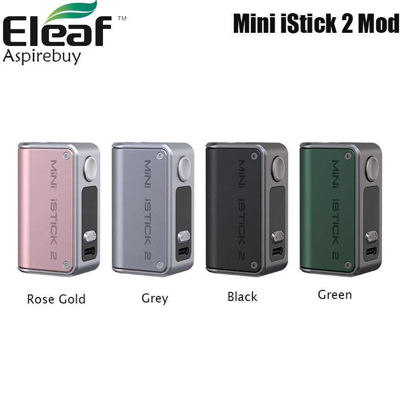 Eleaf Mini iStick 2 Mod 25W Output Built-in 1050mAh Battery OLED Screen 2A Fast Charging Support VW /VV Mode Vape E-cigarette Authentic
Eleaf Mini iStick 2 Mod 25W Output Built-in 1050mAh Battery OLED Screen 2A Fast Charging Support VW /VV Mode Vape E-cigarette Authentic