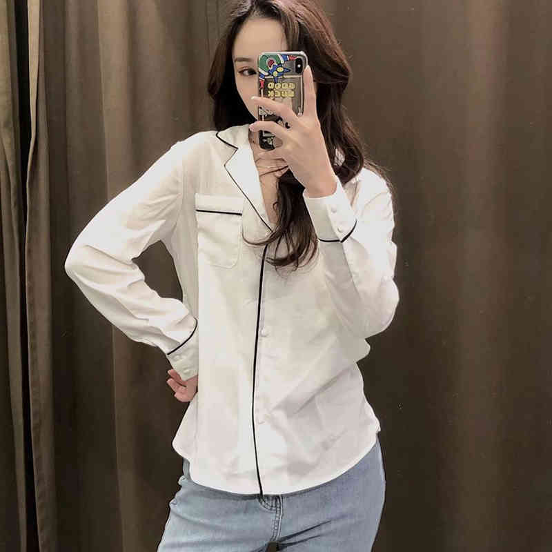 Spring Autumn Women Shirts Single Breasted Office Lady Turn Down Collar Blouses FemaleTops Loose Korean Style Blusas 210422