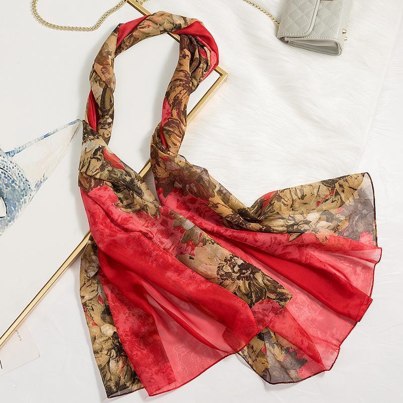 Scarves Large Cross-border Chiffon Printed Silk Scarf, Europe And The United States Is Prevented Bask In Beach Towels Shawl
Scarves Large Cross-border Chiffon Printed Silk Scarf, Europe And The United States Is Prevented Bask In Beach Towels Shawl