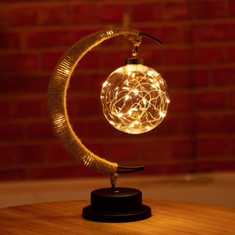 Night Lights LED Moon Sepak Takraw Lamp Handmade Rope Wrought Iron Light Home Christmas Gifts For Party Room Decoration
Night Lights LED Moon Sepak Takraw Lamp Handmade Rope Wrought Iron Light Home Christmas Gifts For Party Room Decoration