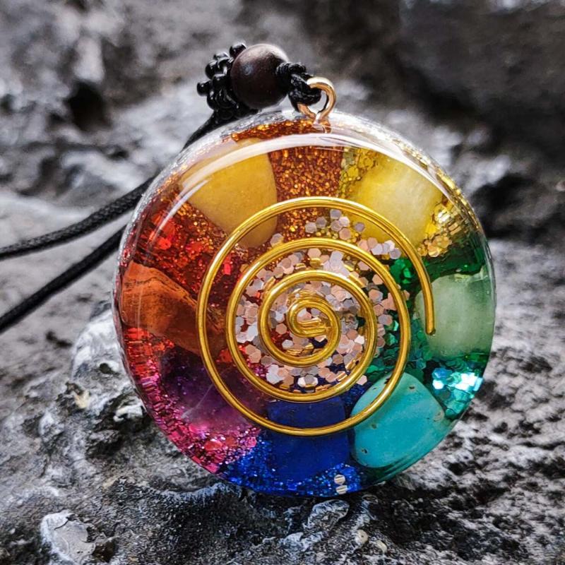 Pendant Necklaces Orgonite Necklace Energy Generator Emf Protection Healing Crystal Sacred Geometry Chakra Meditation Jewellry, Silver
Pendant Necklaces Orgonite Necklace Energy Generator Emf Protection Healing Crystal Sacred Geometry Chakra Meditation Jewellry, Silver