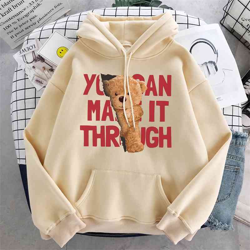 Cartoon Kawaii Bear Print Capuchon for Women Hoodies Harajuku Fleece Hoody Clothing 2021 Retrieve Winter Sweatshirt Anime, Tab red
Cartoon Kawaii Bear Print Capuchon for Women Hoodies Harajuku Fleece Hoody Clothing 2021 Retrieve Winter Sweatshirt Anime, Tab red