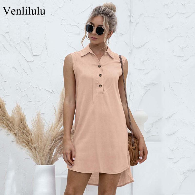 Casual Dresses 2021 Summer Short Shirt Dress Women Sleeveless Ladies V Neck Button Shirts For, Black
Casual Dresses 2021 Summer Short Shirt Dress Women Sleeveless Ladies V Neck Button Shirts For, Black