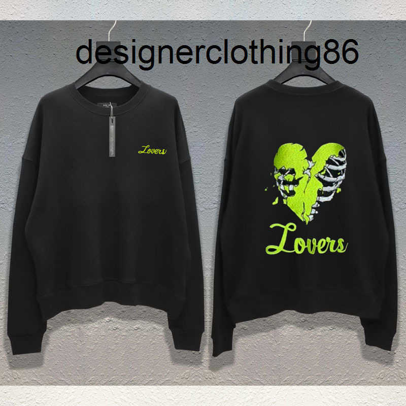 mens hoodies designers amiry skeleton heart embroidery loose round neck sweater men women black J8V4
mens hoodies designers amiry skeleton heart embroidery loose round neck sweater men women black J8V4
