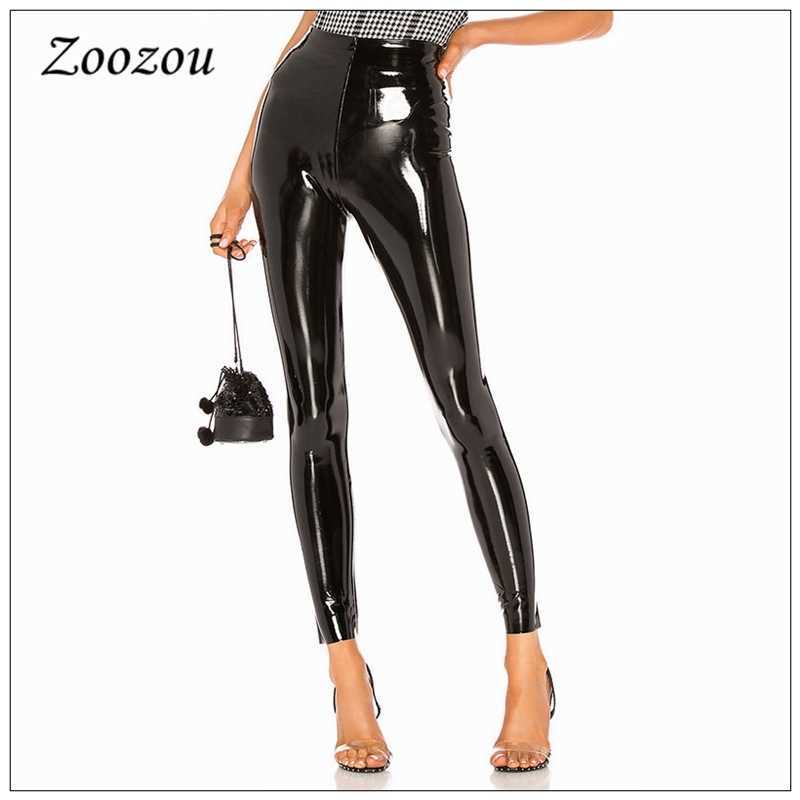 black skinny latex faux leather pants pu pantent leggings commando women slim high waist bodycon pant capris custom, Black;white
black skinny latex faux leather pants pu pantent leggings commando women slim high waist bodycon pant capris custom, Black;white
