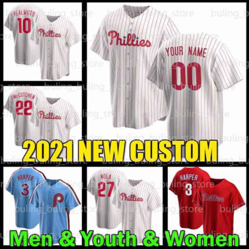 Custom Phillies 10 JT Realmuto 27 Aaron Nola Jersey 3 Harper Philadelphia Mike Schmidt Bryce Andrew 22 McCutchen David 30 Robertson Baseball, Blue;black
Custom Phillies 10 JT Realmuto 27 Aaron Nola Jersey 3 Harper Philadelphia Mike Schmidt Bryce Andrew 22 McCutchen David 30 Robertson Baseball, Blue;black