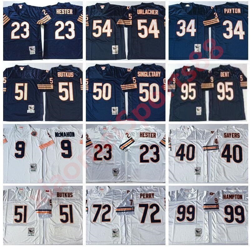 NCAA Football 23 Devin Hester 34 Walter Payton 40 Gale Sayers Jerseys 50 Mike Singletary 9 Jim McMahon 51 Butkus White Men Vintage, As shown in illustration
NCAA Football 23 Devin Hester 34 Walter Payton 40 Gale Sayers Jerseys 50 Mike Singletary 9 Jim McMahon 51 Butkus White Men Vintage, As shown in illustration
