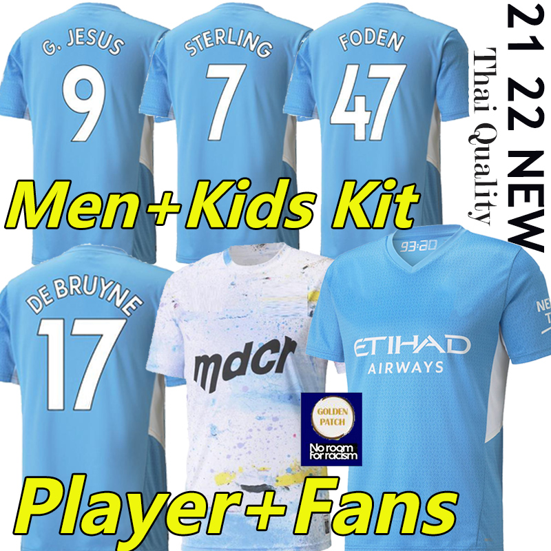 21/22 Manchester Player version soccer jerseys Fans 2021 2022 STERLING DE BRUYNE KUN AGUERO G. JESUS FERRAN MAHREZ FODEN BERNARDO Men kids kits football shirt uniforms, 20 21 third kits
21/22 Manchester Player version soccer jerseys Fans 2021 2022 STERLING DE BRUYNE KUN AGUERO G. JESUS FERRAN MAHREZ FODEN BERNARDO Men kids kits football shirt uniforms, 20 21 third kits
