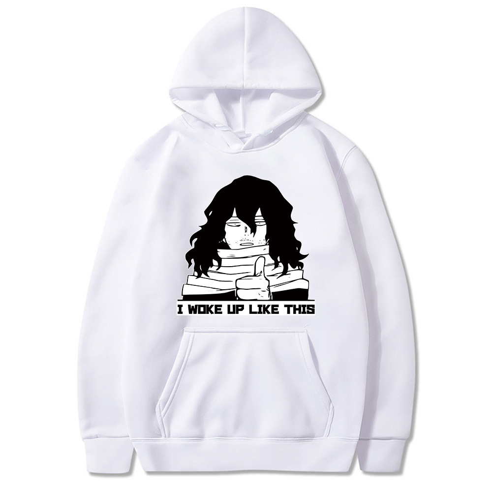 Shota Aizawa Hoodies My Hero Academia Boku No Hero Anime Loose Men Long Sleeve Hoody Sweatshirt Y0319