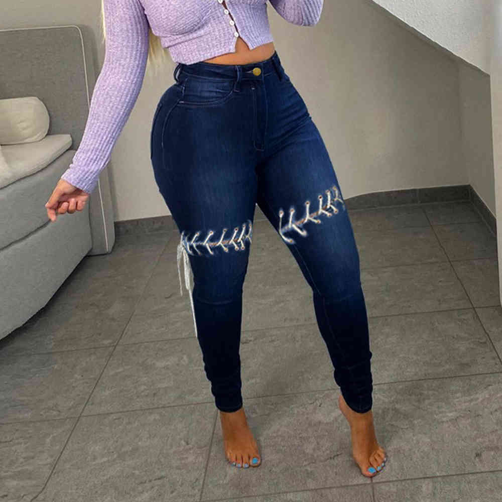 jean Blue Cotton High Waist Casual Jeans Women 2021 Spring Corn Eyelet Lace Up Streetwear Lady Skinny Denim Pencil Pants, 01
jean Blue Cotton High Waist Casual Jeans Women 2021 Spring Corn Eyelet Lace Up Streetwear Lady Skinny Denim Pencil Pants, 01