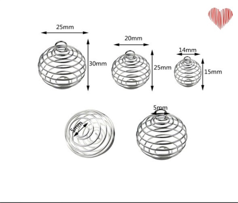 100pcs/lot Silver Plated Spiral Bead Cages Pendants Findings 9x13mm Jewelry Findings New Jewelry making DIY 62 N2, Bronze;silver
100pcs/lot Silver Plated Spiral Bead Cages Pendants Findings 9x13mm Jewelry Findings New Jewelry making DIY 62 N2, Bronze;silver