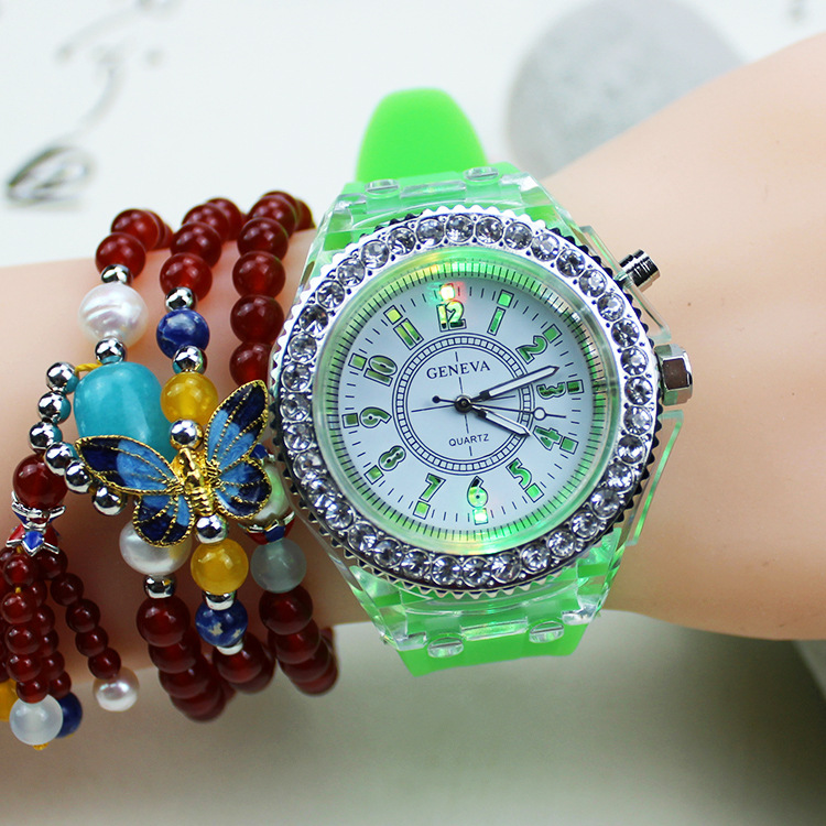 Elegant Ladies Watches Fashion Big Sales Designers Watch For Woman Wristwatch Casual Silicone BOY and GIRL Luminous Led Bracelet Multi Colors Selection, Mint green
Elegant Ladies Watches Fashion Big Sales Designers Watch For Woman Wristwatch Casual Silicone BOY and GIRL Luminous Led Bracelet Multi Colors Selection, Mint green