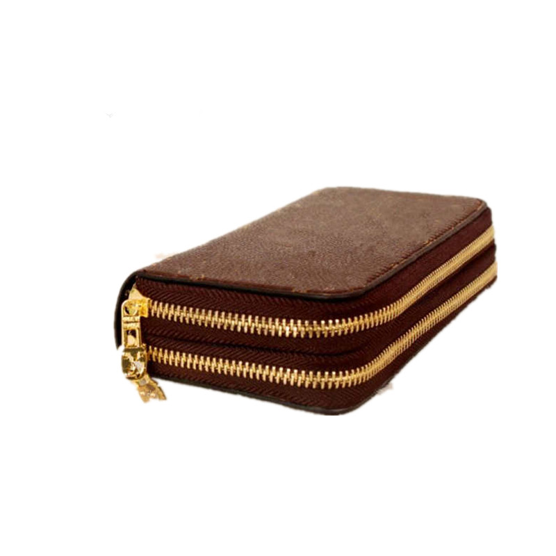 Luxury designer Purse fashion double zipper men's and women's leather wallets women's long 9911, Old flower
Luxury designer Purse fashion double zipper men's and women's leather wallets women's long 9911, Old flower