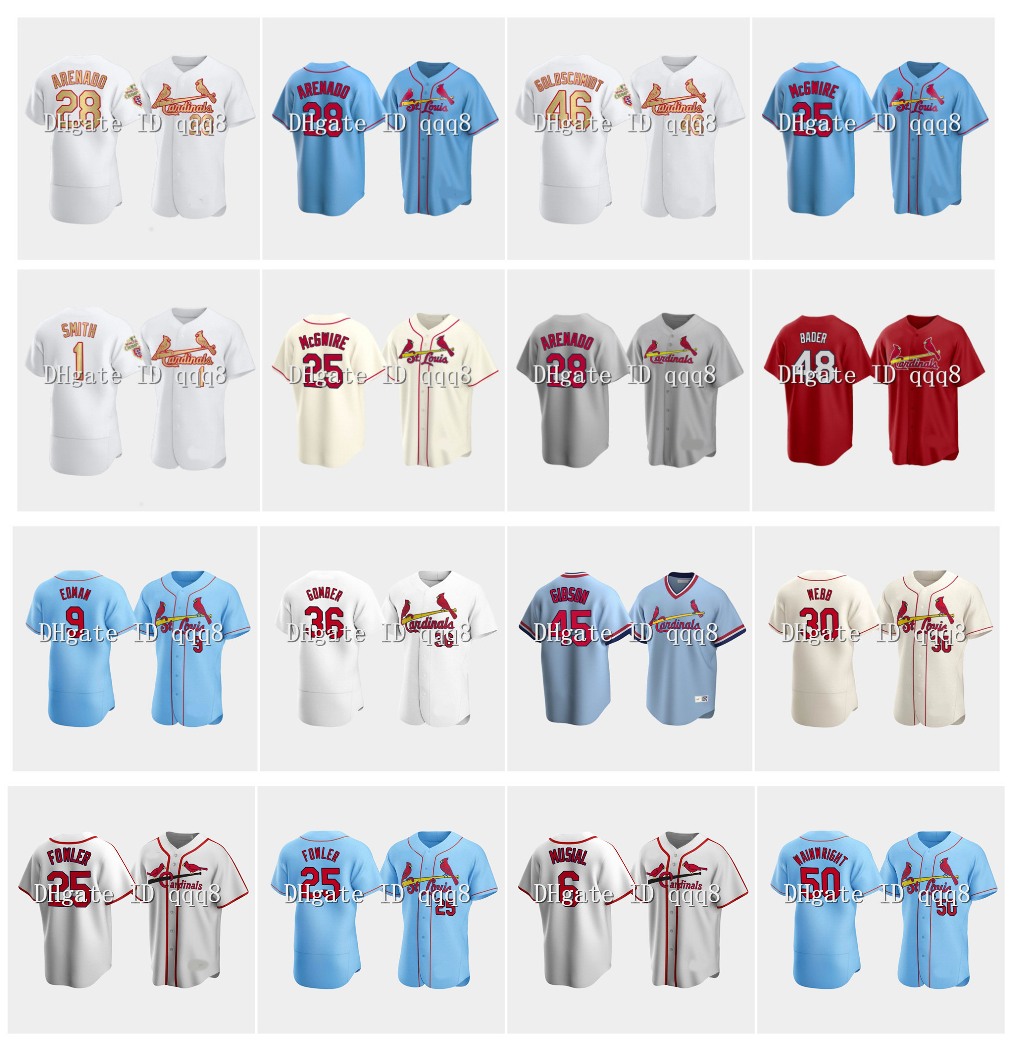 Nolan Arenado Jersey Paul Goldschmidt Cardinal Harrison Bader Yadier Molina Paul DeJong Matt Carpenter Bob Gibson Edman Adam Wainwright Ozzie Smith Men Baseball, Kids
Nolan Arenado Jersey Paul Goldschmidt Cardinal Harrison Bader Yadier Molina Paul DeJong Matt Carpenter Bob Gibson Edman Adam Wainwright Ozzie Smith Men Baseball, Kids