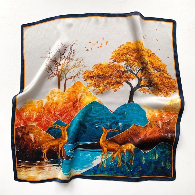 Fashion Women Summer 100% Pure Silk Neck Scarf For Hair Headband Luxury Design Print Square Scarves Lady Bandana Kerchief, Blue;gray
Fashion Women Summer 100% Pure Silk Neck Scarf For Hair Headband Luxury Design Print Square Scarves Lady Bandana Kerchief, Blue;gray