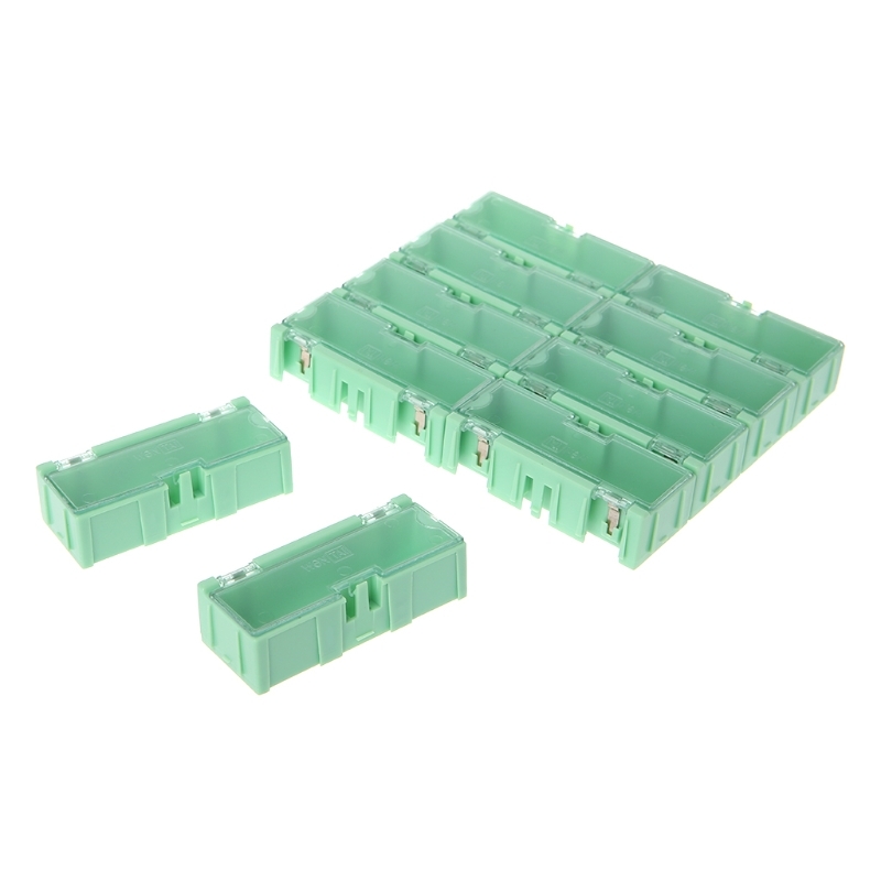 Mini Smd Electronic Box Ic Electronic components Storage Case 75x31.5x21.5mm