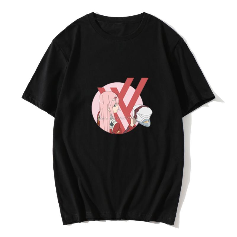 Men' T-Shirts Darling In The Franxx Anime Harajuku Zero TWO Girl Print T Shirt Men/women Tops Loose Summer Short-sleeve Chic Male T-shirt, Black
Men' T-Shirts Darling In The Franxx Anime Harajuku Zero TWO Girl Print T Shirt Men/women Tops Loose Summer Short-sleeve Chic Male T-shirt, Black
