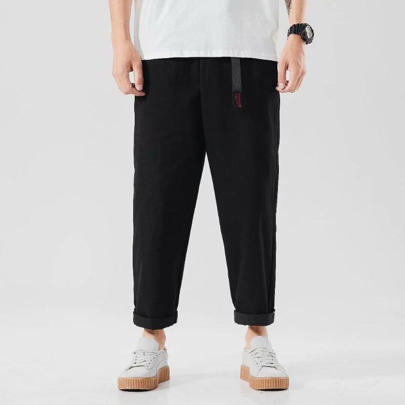 Men's Cargo Pants Solid Harem Hip Hop Casual Male Joggers Trousers Fashion Streetwear Sweatpants Men Clothing