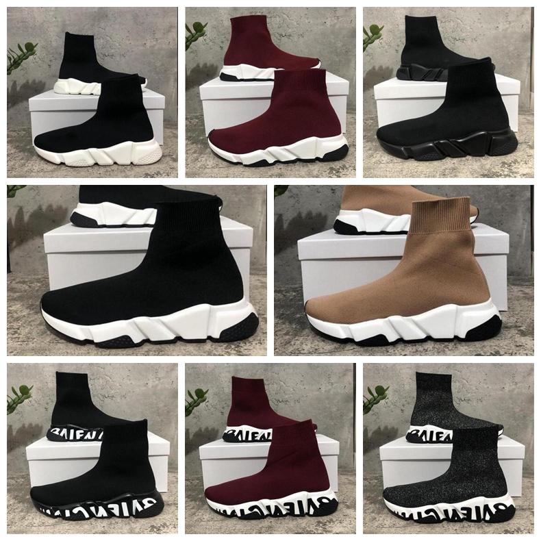 2021 Top Quality Paris Mens Womens Casual Shoes Speed Trainers Knit Sock White Black Khaki Watermark balencaiga sneakers shoes Size 36-45, #2
2021 Top Quality Paris Mens Womens Casual Shoes Speed Trainers Knit Sock White Black Khaki Watermark balencaiga sneakers shoes Size 36-45, #2