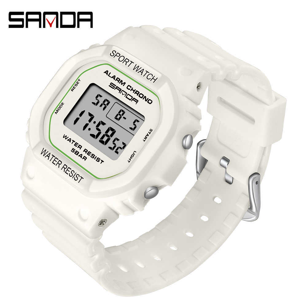 SANDA White Fashion Women's Watches Waterproof LED Digital Watch for Female Clock Ladies Sport Wristwatch relogio feminino 293 210616, Pink
SANDA White Fashion Women's Watches Waterproof LED Digital Watch for Female Clock Ladies Sport Wristwatch relogio feminino 293 210616, Pink