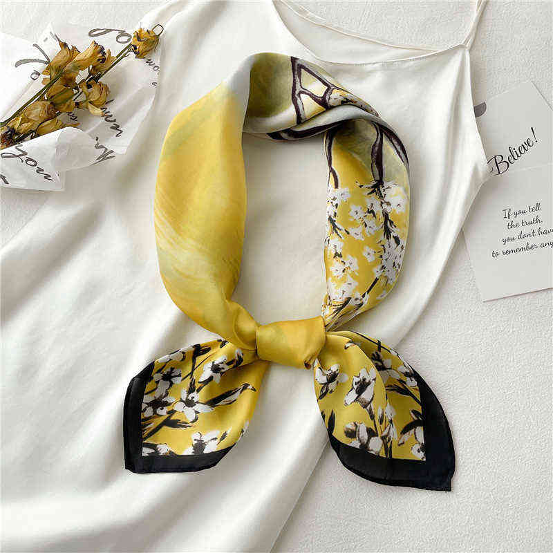 2021 Silk Scarf Satin for Women Luxury 70*70cm Print Neckerchief Female Headscarves Hijab Handana Shawl Hair Accessories Foulard Y1108
2021 Silk Scarf Satin for Women Luxury 70*70cm Print Neckerchief Female Headscarves Hijab Handana Shawl Hair Accessories Foulard Y1108