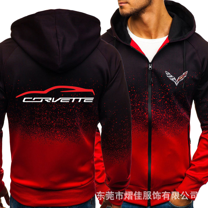 Corvette Fashion Hoodies Men's Print Casual Hip Hop Harajuku Gradient Color Hooded Mens Fleece Sweatshirts Zipper Jacket Man HJ01, Black
Corvette Fashion Hoodies Men's Print Casual Hip Hop Harajuku Gradient Color Hooded Mens Fleece Sweatshirts Zipper Jacket Man HJ01, Black