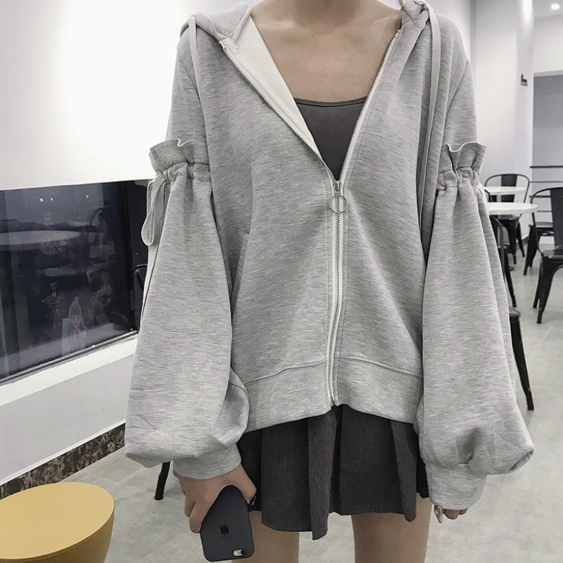Women's Jackets Female hooded sweatshirt, coarse casual female hoodie plus velvet Korean fashion lantern sleeve 6ACJ, 1# shoe box
Women's Jackets Female hooded sweatshirt, coarse casual female hoodie plus velvet Korean fashion lantern sleeve 6ACJ, 1# shoe box