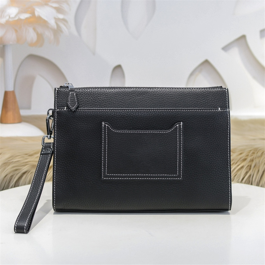 Unisex black leather wallet clutch bag fashion leisure business office portable waterproof multifunctional coin purse card holder, Brown
Unisex black leather wallet clutch bag fashion leisure business office portable waterproof multifunctional coin purse card holder, Brown