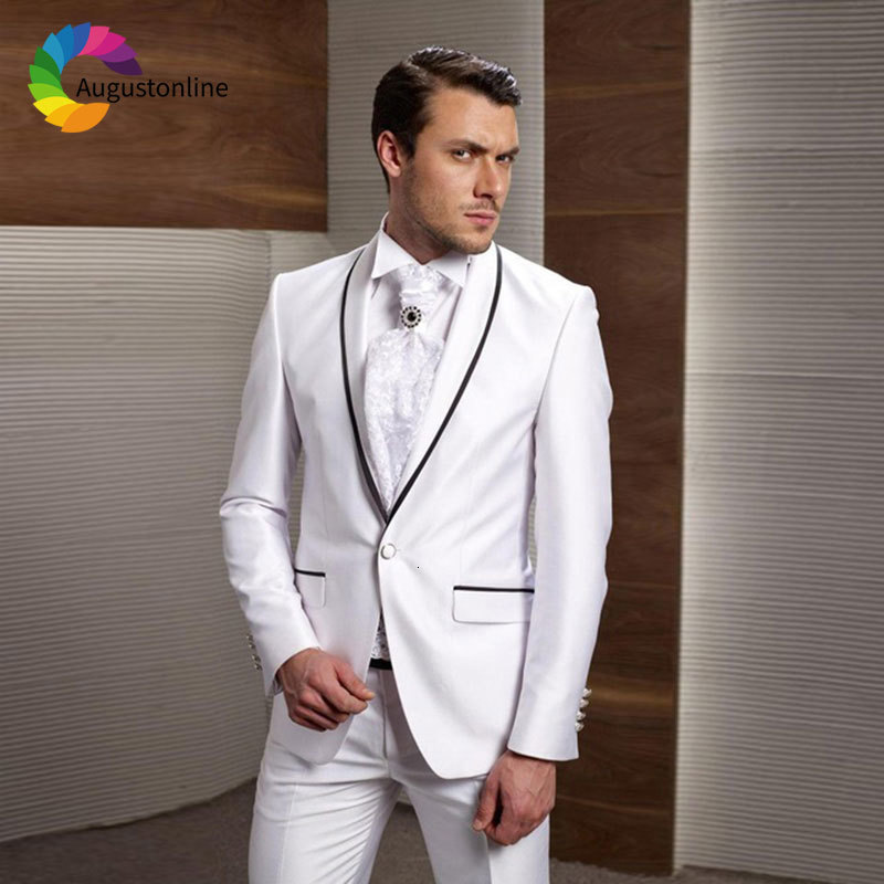 Men's Suits & Blazers White Men Pants Black Lapel 2Pieces Custom Made Wedding Groom Tuxedos Slim Fit Prom Best Man Blazer Evening, Royal blue
Men's Suits & Blazers White Men Pants Black Lapel 2Pieces Custom Made Wedding Groom Tuxedos Slim Fit Prom Best Man Blazer Evening, Royal blue