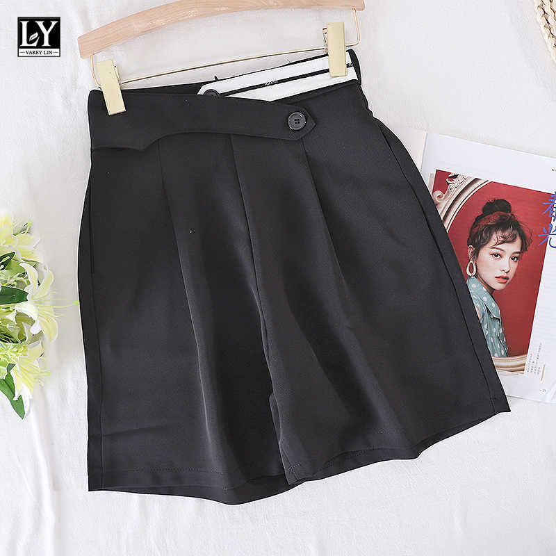 LY VAREY LIN Summer Women Casual Solid Color Black White A-line Shorts Office Lady High Waist Tailored Straight 210526
LY VAREY LIN Summer Women Casual Solid Color Black White A-line Shorts Office Lady High Waist Tailored Straight 210526