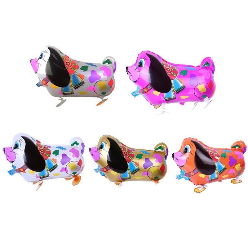 Walking Pet Helium Cartoon Aluminum film Balloons lticolor Lovely forest Animal Balloon Birthday Wedding 227 S2 Free shipping
