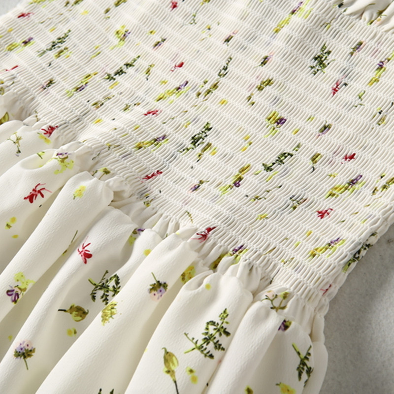 beauty Summer Women Printed Suspender Dressb Blogger Recommends Female Fresh Casual Party Stretch Midi Dress 210514