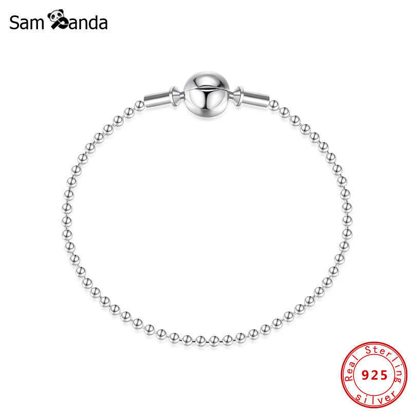 Authentic 100% 925 Sterling Silver ESSENCE COLLECTION Beaded Bracelets & Bangles Fit DIY Pan Beads Charms Women Jewelry 16-22cm G0916
Authentic 100% 925 Sterling Silver ESSENCE COLLECTION Beaded Bracelets & Bangles Fit DIY Pan Beads Charms Women Jewelry 16-22cm G0916