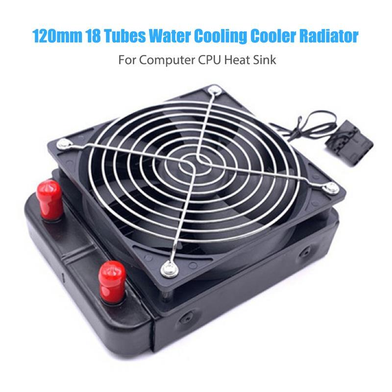 120mm Water Cooling Radiator CPU 18 Tubes Computer Cooler Heatsink Fan For PC Accessory Fans & Coolings
120mm Water Cooling Radiator CPU 18 Tubes Computer Cooler Heatsink Fan For PC Accessory Fans & Coolings