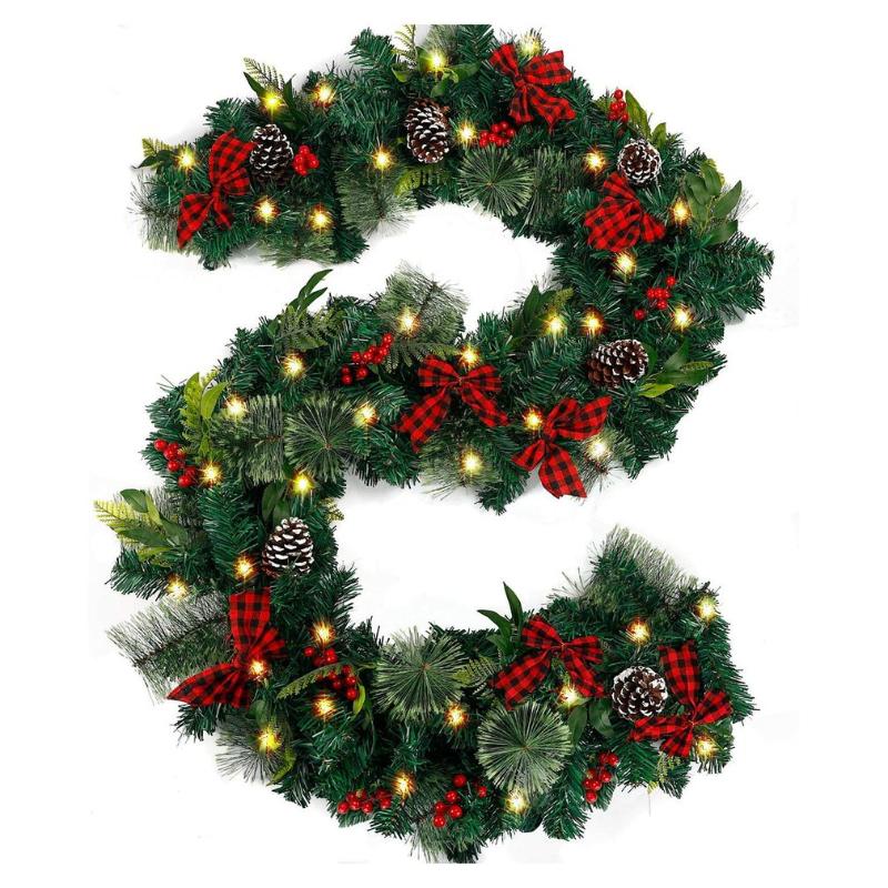 Christmas Decorations Decoration Ball Garland 2.7 Meters Encrypted Cane Mall El Scene Layout
Christmas Decorations Decoration Ball Garland 2.7 Meters Encrypted Cane Mall El Scene Layout