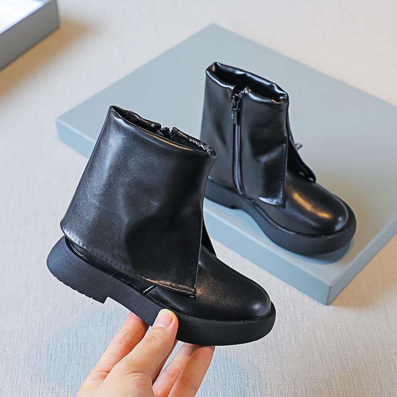 Boots 2021 Girls Kids Shoes Autumn PU Leather Children Motorcycle Toddler British Style, Black;grey
Boots 2021 Girls Kids Shoes Autumn PU Leather Children Motorcycle Toddler British Style, Black;grey