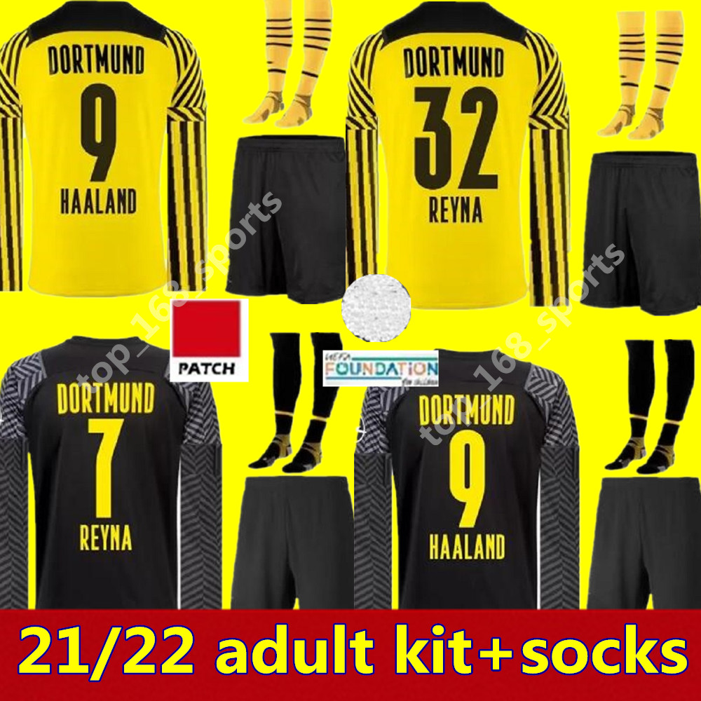 21 22 adult kit Long sleeve dortmund HAALAND REUS soccer jersey 2021 2022 Home away 3rd BELLINGHAM SANCHO HUMMELS BRANDT men football shirts
21 22 adult kit Long sleeve dortmund HAALAND REUS soccer jersey 2021 2022 Home away 3rd BELLINGHAM SANCHO HUMMELS BRANDT men football shirts