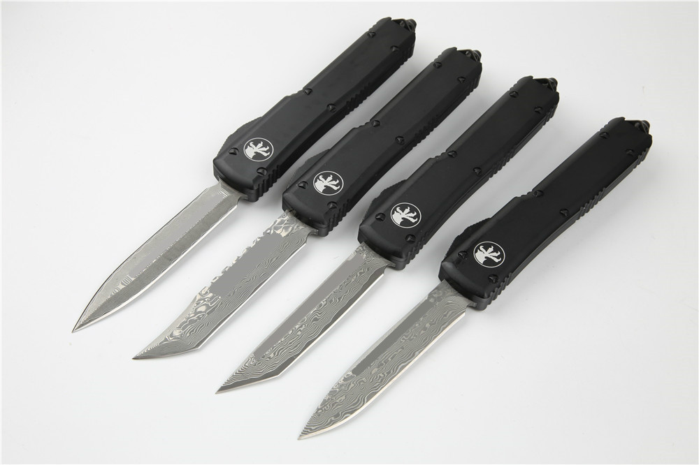 Damascus Microtech UT70.UTX70 ,4 styles outdoor camping knife Aluminum alloy black titanium handle automatic double action tool
Damascus Microtech UT70.UTX70 ,4 styles outdoor camping knife Aluminum alloy black titanium handle automatic double action tool