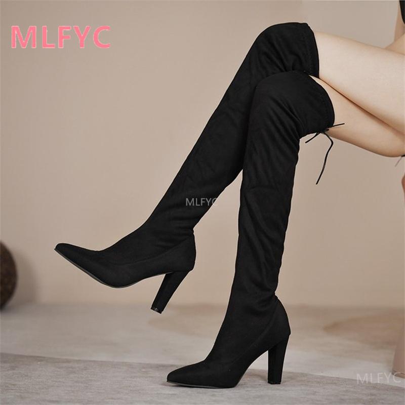 Boots High Stiletto Women Long Elastic Skinny 2021 Winter Heel Over-the-knee, Black
Boots High Stiletto Women Long Elastic Skinny 2021 Winter Heel Over-the-knee, Black