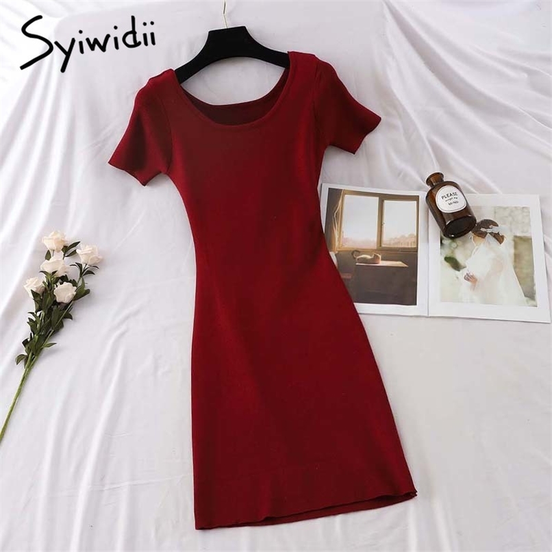 Bow Sexy Backless High Waist Dresses Women Short Sleeve O-Neck A-line Unicolor Clothing Summer Korean Fashion 210607, Apricot
Bow Sexy Backless High Waist Dresses Women Short Sleeve O-Neck A-line Unicolor Clothing Summer Korean Fashion 210607, Apricot