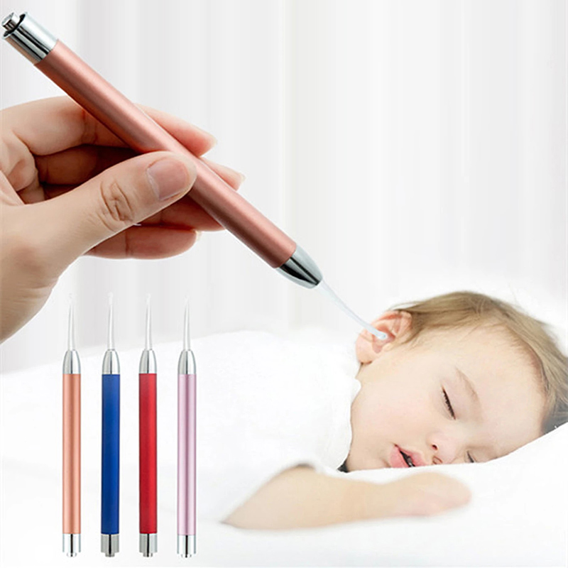 LED FlashLight Earpick Baby Ear Cleaner Penlight Spoon Cleaning Ears Curette Light Spoons with Endoscope
LED FlashLight Earpick Baby Ear Cleaner Penlight Spoon Cleaning Ears Curette Light Spoons with Endoscope