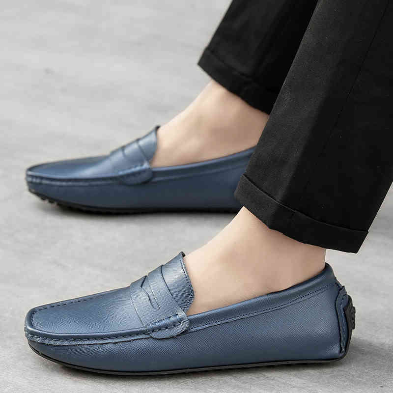 dress shoes fashion driving genuine leather loafers men spring autumn soft casual business peas male flats moccasin homme 0ii2, Black
dress shoes fashion driving genuine leather loafers men spring autumn soft casual business peas male flats moccasin homme 0ii2, Black