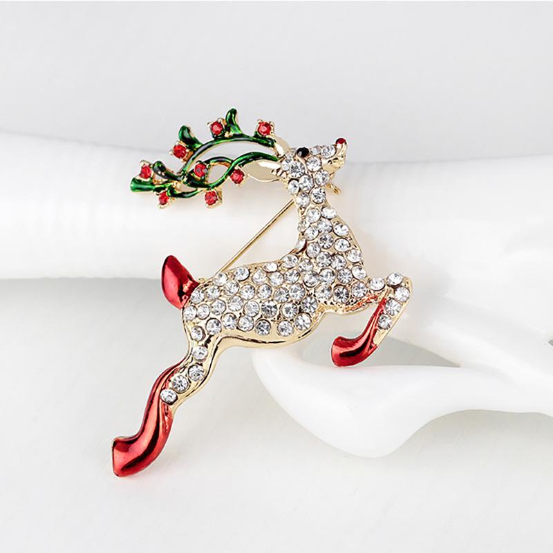 Pins, Brooches Christmas Brooch Cute Little Fawn Enamel Pin Women Clothing Collar Dres Bag Jewelry Gift Shape Red Green Crystal
Pins, Brooches Christmas Brooch Cute Little Fawn Enamel Pin Women Clothing Collar Dres Bag Jewelry Gift Shape Red Green Crystal