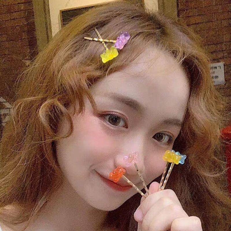 Hair Clips & Barrettes Mixed Cartoon Panda Bear Barrette Gummy Candy Hairpin Kids Girls, Golden;silver
Hair Clips & Barrettes Mixed Cartoon Panda Bear Barrette Gummy Candy Hairpin Kids Girls, Golden;silver