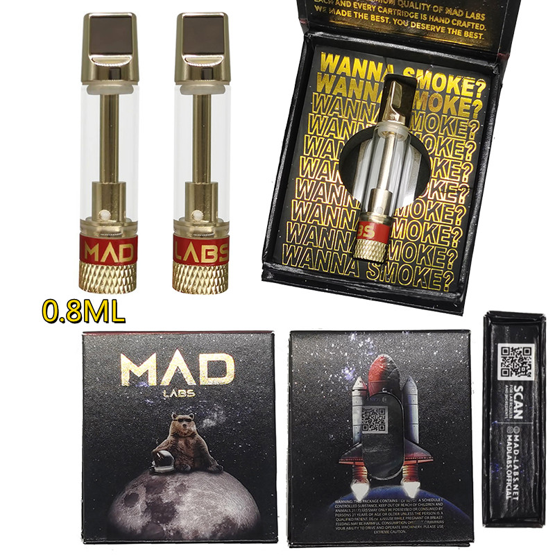 Mad Labs Atomizers Vape Cartridges Packaging 0.8ml 510 Ceramic Cartridge Carts Empty Thick Oil Dab Pen Wax Vaporizer E Cigarettes 10 strains
Mad Labs Atomizers Vape Cartridges Packaging 0.8ml 510 Ceramic Cartridge Carts Empty Thick Oil Dab Pen Wax Vaporizer E Cigarettes 10 strains